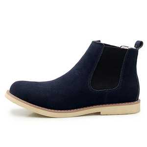 Vente en gros d'usine de bottes Chelsea élastiques classiques décontractées pour hommes confortables et chics conception de cheville Chukka PU léger - Product Image 5