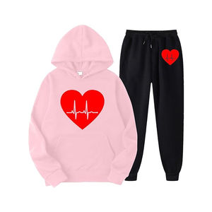 Logo personnalisé femmes sérigraphié survêtements marque privée femmes sérigraphie survêtements femmes sérigraphie survêtement - Product Image 3