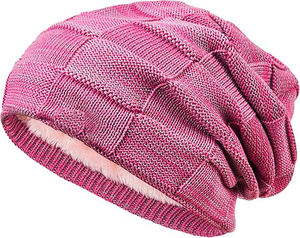 Gorro grueso y holgado de punto con Cable para hombre y mujer, gorro grueso y cálido de calavera de Invierno para mujer - Product Image 1