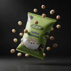 Glee Impex Snack de Makhana rôti, aromatisé à la truffe, épicé, faible en gras, emballé sous azote, Premium Fox Nuts - Product Image 3