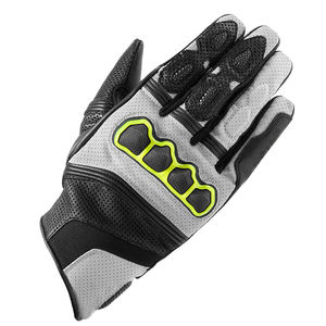 Gants de moto en cuir de qualité supérieure vente en gros OEM gants de protection de course de motard personnalisés avec articulations en carbone - Product Image 2