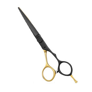 Ciseaux plats professionnels 7 pouces 9CR pour outil de barbier personnalisable de cheveux avec outil de beauté de lame d'acier inoxydable de poignée - Product Image 5