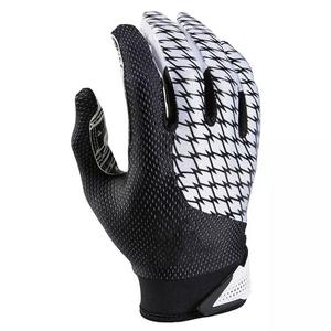 Gants de football américain à récepteur large avec logo personnalisé avec paume en silicone Gants de terrain super collants pour le rugby par temps froid - Product Image 6