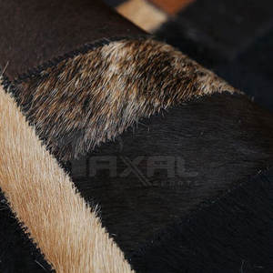 พรมทรงสี่เหลี่ยมทำจากหนังวัวเป็นมิตรต่อสิ่งแวดล้อมวัสดุทนทานสำหรับตกแต่งบ้านพรมทรงสี่เหลี่ยมหนังวัว - Product Image 5