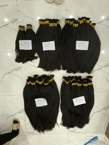 ผมต่อแบบตรงสีดำธรรมชาติทำจากวัสดุแท้สีดำเวียดนาม - Product Image 6