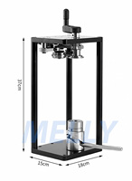 Machine de scellage manuelle en gros pour bouteilles, bocaux et canettes à ouverture facile, idéale pour le thé au lait et les canettes de soda
