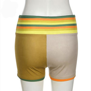 Pantalones Cortos Deportivos Ajustados con Cintura Acanalada Personalizados, Pantalones de Yoga para Entrenamiento, Pantalones Cortos Deportivos para Gimnasio, Correr y Hacer Ejercicio - Product Image 3