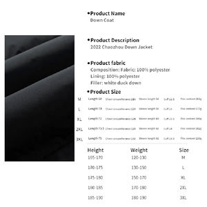 Chaqueta acolchada de invierno de diseñador de alta calidad para hombre, recortada de gran tamaño, cuello levantado de talla grande, hecha de lona - Product Image 6