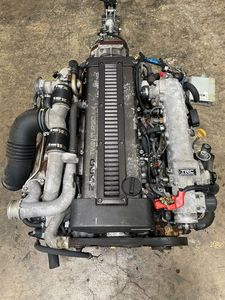 Motor 1JZGTE NON-VVTI Twin Turbo de 2.5L con Cárter Delantero y Transmisión Manual R154 de 5 Velocidades para JZA70 Supra JZZ30 Soarer - Product Image 5
