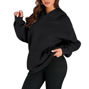 Nouveau 2026 – Sweat-shirts à capuche surdimensionnés pour femmes, 345g, haute qualité, avec logo personnalisé, service ODM, grandes tailles - Product Image 1