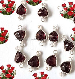 Nueva moda turquesa forma ovalada conector de piedras preciosas impresionante 925 plata esterlina bisel conjunto conector venta al por mayor joyería a granel - Product Image 5