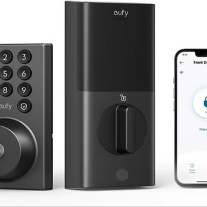 Serrure intelligente eufy Security C30, serrure de porte sans clé, pêne dormant avec clavier WiFi intégré pour porte d'entrée - Product Image 1