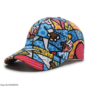 Gorra de béisbol deportiva de algodón 100%, sombrero de ala curvada de 5 paneles de alta calidad, característica impermeable, diseño impreso personalizado, MOQ bajo deportivo - Product Image 2