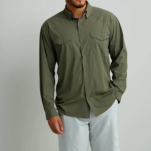 Último diseño Hombres Camisa abotonada Alta calidad Transpirable Cómodo Venta caliente Top Trend Camisa abotonada con tarifa razonable - Product Image 6