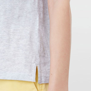 เสื้อยืดคอกลมที่ทันสมัยที่สุดสำหรับผู้หญิงเสื้อยืดสีพื้นทรงหลวมเป็นมิตรต่อสิ่งแวดล้อมสำหรับฤดูร้อน - Product Image 5