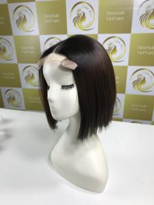 Hermosa Peluca de cabello humano 100% Natural Super doble dibujado extremos gruesos cutícula completa alineada estilo de onda recta a granel al por mayor - Product Image 3