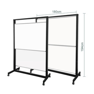 Pizarra Blanca Magnética Deslizante Ajustable SYH con Soporte para Uso en el Aula Escolar WUD-918P2 - Product Image 5