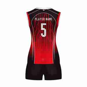 2024 nouveau Style en gros maillot de sport ensemble sublimé volley-ball uniforme jeunes adultes manches courtes fabriqué au Pakistan NKS INDUSTRIES - Product Image 3