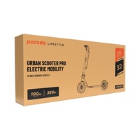 Skuter Listrik Porodo 600W dengan Baterai 36V/10Ah Jarak Tempuh 35KM Kecepatan Maksimum 32Km/jam Kapasitas Beban 100kg untuk Perjalanan Efisien