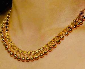 สร้อยคอทองชุบ 18K หนา 3 มิลลิเมตร ผลิตในตุรกี ดีไซน์สำหรับผู้หญิงในงานแต่งงาน - Product Image 5