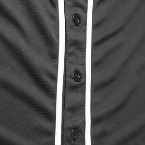 Camisetas de uniforme técnico impresas camiseta de béisbol suelta transpirable para hombre - Product Image 5