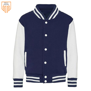 Vestes universitaires en coton pour enfants de haute qualité Vestes d'école de baseball professionnelles sur mesure avec col montant Produit le plus vendu - Product Image 6