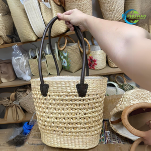 Sac à main en bambou polyvalent et écologique pour le rangement et la décoration de la maison Design tendance et écologique pour les femmes - Product Image 6