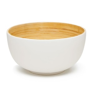 Prix bon marché bol en fibre de bambou enroulé pour la nourriture des enfants bols à manger naturels pour bébé bel ensemble de vaisselle de couleur pastel - Product Image 6