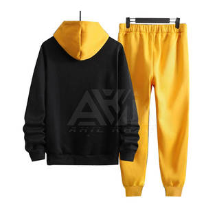 Conjunto Deportivo de Sudadera con Capucha y Pantalones para Hombre, Dos Tonos, Logotipo Personalizado, OEM, ODM - Product Image 2