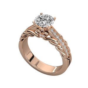 Anillo Solitario de Oro de 10K para Mujer con Diamante Cultivado en Laboratorio - Product Image 3