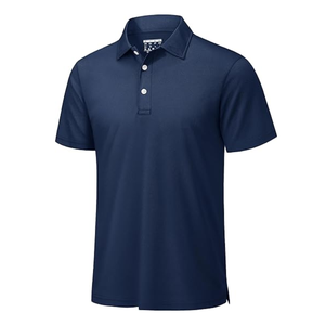 Polo para hombre, venta al por mayor, logotipo personalizado, bordado, impresión, transpirable, secado rápido, ajuste, manga corta, camisa de golf, negocios, informal - Product Image 1