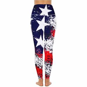 Mode Sublimation impression Push up Leggings femmes décontracté taille haute 100% coton Fitness Leggings fabriqués par robe de sport - Product Image 6