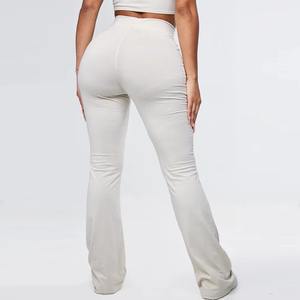 Vêtements d'entraînement pour femmes Veste slim Top Pantalon évasé Ensemble de 2 pièces Jogger slim Ensemble de loisirs pour femmes 2026 - Product Image 4