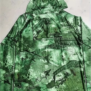 Conjunto de Sudadera con Capucha Extra Grande de Manga Larga para Caza de Verano, Transpirable, con Impresión Digital por Sublimación Personalizada 2025, Unisex, con Forro Polar X - Product Image 6