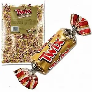 Migliore qualità Twix CHOCOLATE Full Box di 24 bar Candy Bulk Packaging Food Solid Biscuit Color confetteria peso forma Mars