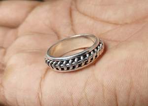 Hot Selling Trendy <b>Spinner</b> Jewelry Popular 925 Sterling Silver Wholesale Jewelry Bohemian Silver <b>Rings</b> <b>Spinner</b> Silver Jewelry - Product Image 4