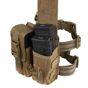 <span class=keywords><strong>Drop</strong></span> <span class=keywords><strong>Leg</strong></span> M4 Mag Pouch Met Verstelbare Bandjes Voor Opslag Van Tactische Uitrusting Voor Buitenreizen En Snelle Toegang