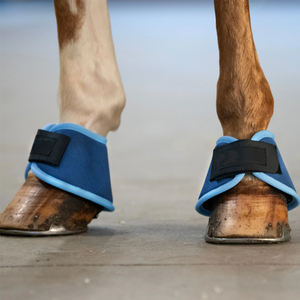 รองเท้าบูททรงกระดิ่งสำหรับม้าสวมใส่สบายมีสายจูงแบบไม่เลี้ยว - Product Image 4