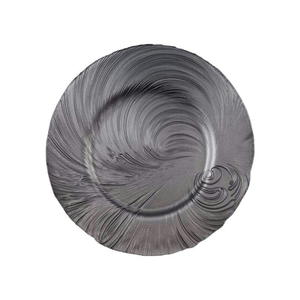 Assiette de présentation ronde élégante en or, en acier inoxydable, assiette décorative pour le dîner, sous-assiettes pour la décoration de la table de mariage, de fête ou d'événement - Product Image 5