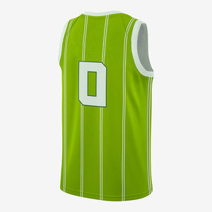 Camiseta de baloncesto reversible transpirable barata en blanco personalizada Vintage uniforme de baloncesto de entrenamiento transpirable - Product Image 2
