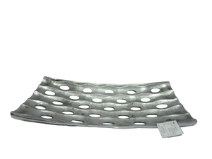 ถาดเสิร์ฟอาหารอลูมิเนียมแบบมีเอกลักษณ์ถาดสีเงินสำหรับบ้านและร้านอาหาร - Product Image 2