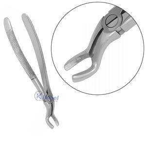 Fórceps de extracción de muelas del juicio para instrumentos quirúrgicos dentales manuales molares inferiores hechos de acero con patrón inglés - Product Image 5