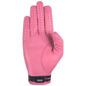 Precio de fábrica Gran calidad Logotipo personalizado Mano izquierda Cabretta Guantes de golf de piel de oveja con tiras negras en la muñeca - Product Image 4