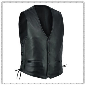 Chaleco de cuero para hombre Ropa deportiva personalizada de talla grande Equipo de protección certificado CE Alta durabilidad - Product Image 2