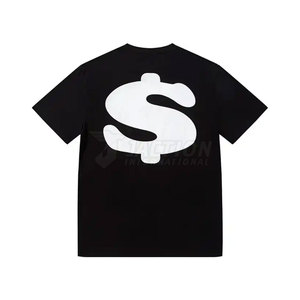 T-shirt pour homme en coton 100% respirant et à séchage rapide, coupe ample, avec logo personnalisé imprimé en relief, style 2025, fabriqué au Pakistan - Product Image 2