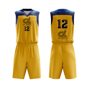 ชุดกีฬาบาสเก็ตบอลโพลีเอสเตอร์ 100% ราคาโรงงานที่ดีที่สุด พิมพ์โลโก้ตามสั่ง ไซส์ใหญ่ ระบายอากาศ แห้งเร็ว แบบใหม่ 3 มิติ - Product Image 5