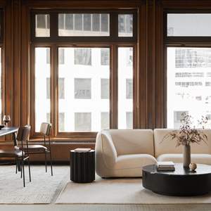 Tabouret rond en bois moderne japonais Table d'appoint d'extérieur Table d'appoint de jardin - Product Image 4