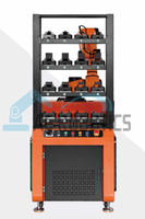 Solution AE-T10Z de système de chargement et de déchargement à point zéro Stations de travail mobiles pratiques Bras robotique collaboratif à 6 axes
