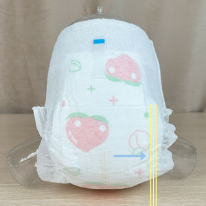 中国メーカー新生児通気性スーパーソフト使い捨て高品質大型弾性ウエストベビーパンツおむつ。 - Product Image 2