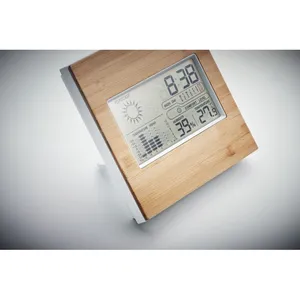 Turku Bamboo <b>Weather</b> <b>Station</b> Sustainable Gift Set for Merchandising - Product Image 1